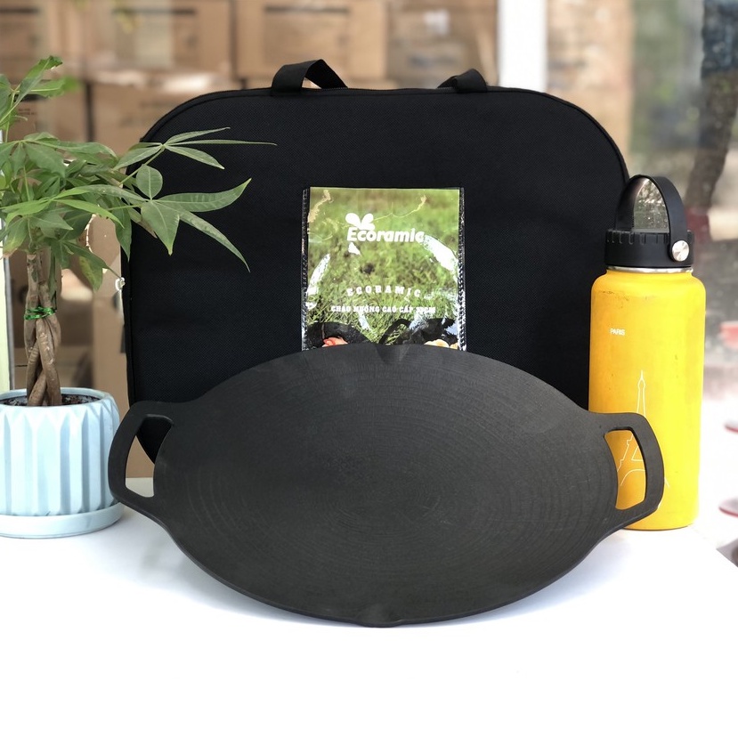 Chảo Đá Nướng Thịt Ecoramic Chống Dính 33CM 36CM Chính Hãng