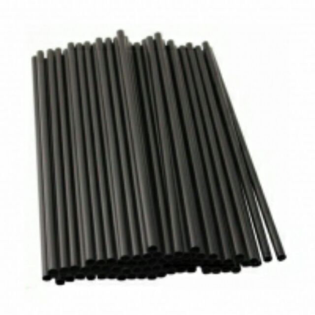 Ống hút đen p8 thẳng 500g
