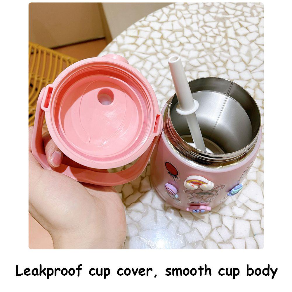 PISTA Bình Nước Thể Thao 1100ml Họa Tiết Hoạt Hình Dễ Thương