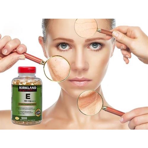 Kirkland Signature Vitamin E 180 mg  - Viên uống bổ sung 500 viên