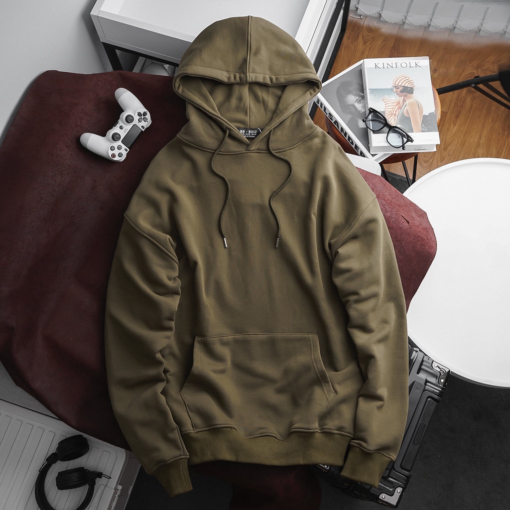 BIGSIZE - Áo hoodie BB - Boiz nam size lớn, bigsize 90kg - 130kg - trơn 7 màu