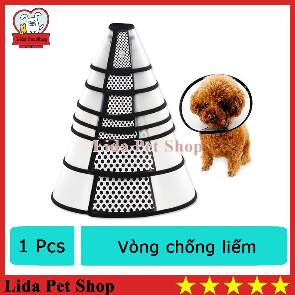 VÒNG CỔ CHỐNG LIẾM CHO CHÓ MÈO - Lida Pet Shop