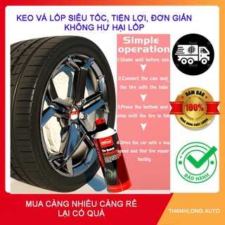 [XỊN] Keo Tự Vá Lốp Xe Máy , Ô tô - Vá Lốp Không Săm , Có Săm - An Toàn, Nhanh, Tiết Kiệm - THIS Tire Inflator