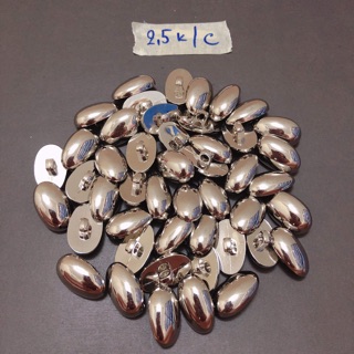 combo 10 Nút áo, cúc áo, khuy áo tròn dài sáng bóng (Phụ liệu may vá trang trí quần áo may mặc, Handmade, DIY)