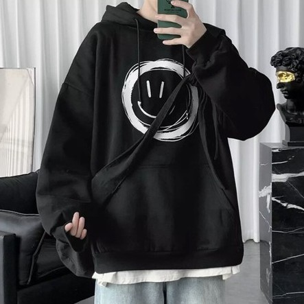 [FREESHIP]Áo Khoác HOODIE Nam Nữ MẶT CƯỜI Chất Vải Dày Dặn Ấm Áp