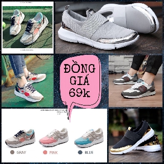 Giày thể thao nữ đồng giá 69k hàng đẹp giá rẻ