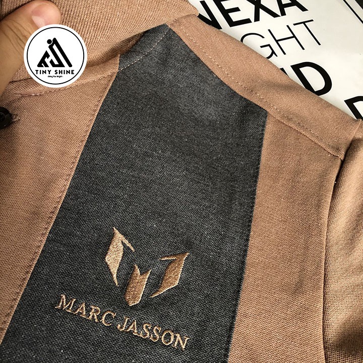 Áo Thun Unisex Cotton Polo Nam Tay Lỡ Marc Jassion Nam Tính (TinyShine)