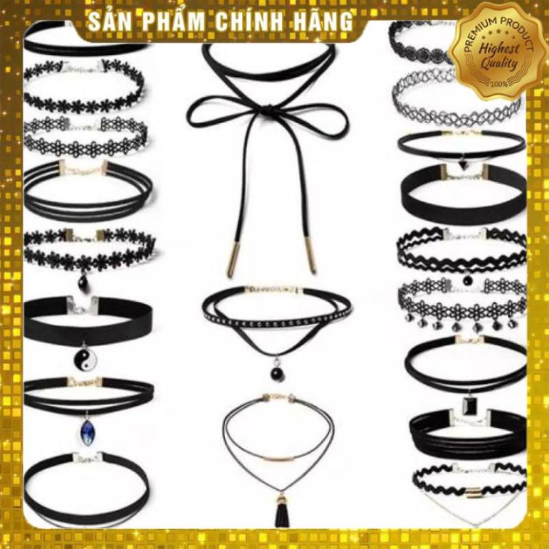 Set 12 vòng chocker đeo cổ siêu xinh đẹp