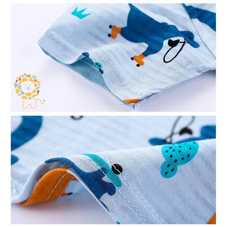 Quần áo dài tay trẻ em bộ ngủ nằm điều hoà cho bé chất cotton mịn bộ sợi tre thoáng khí mẫu mới 2022