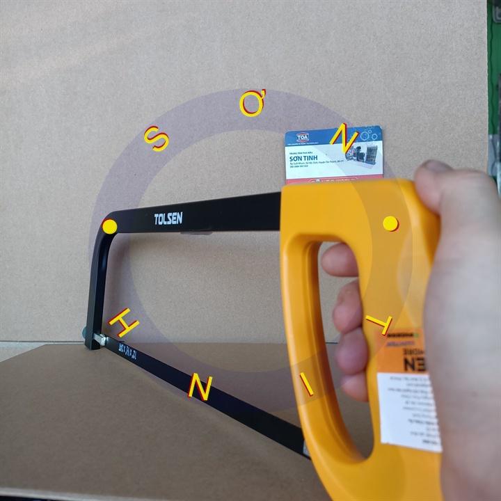 CƯA SẮT DÙNG LƯỠI DÀI 300MM TOLSEN 30052 HACKSAW FRAME