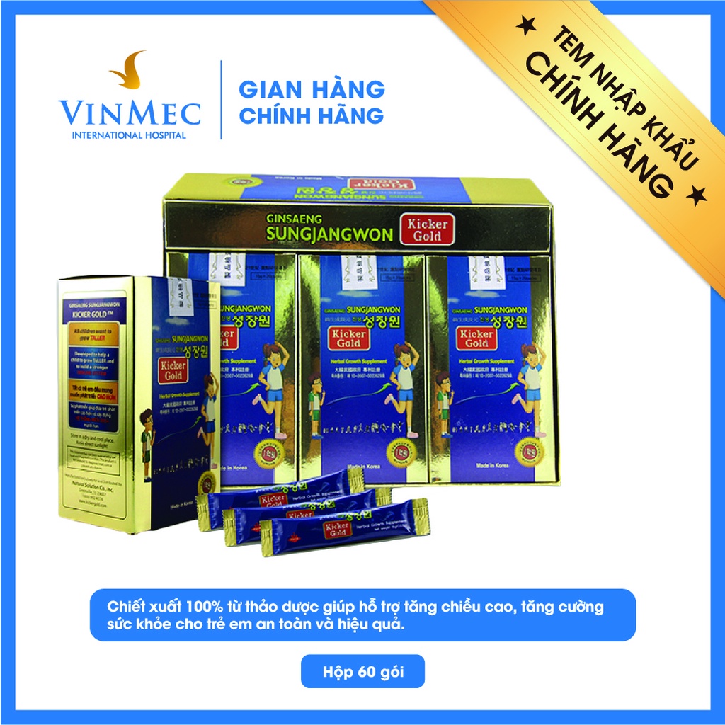 [Toàn quốc] Kicker Gold - Hỗ trợ tăng chiều cao cho trẻ em tại Vinmec