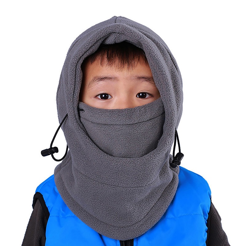 Mũ Trùm Đầu Mặt Nạ Giữ Ấm Chống Gió Cho Trẻ Em