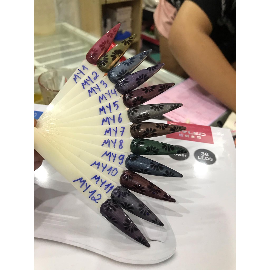 Sơn Gel AS vỏ đen Mã MY ( Cam Kết Chính Hãng - làm khô sơn gel bằng máy hơ uvled )