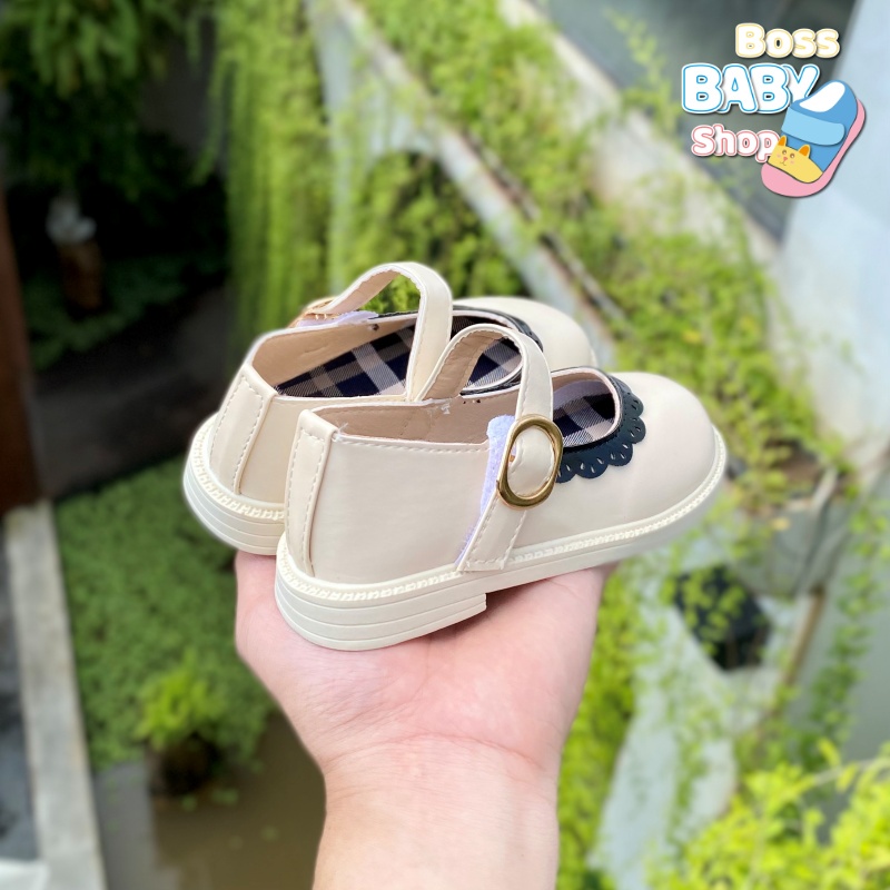 Giày búp bê bé gái vitage từ 3-12 tuổi đế êm thời trang phong cách hàn quốc ( 1520 )