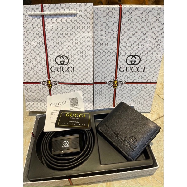 Set 2 dây lưng+ ví G c fullbox bill túi giấyFreeship