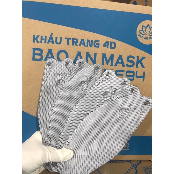 [KF94] Khẩu Trang KF94 Bảo An Mask (Thùng 300 cái) (Có video)