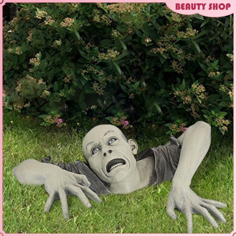 The Zombie of Montclaire Moors Statue Garden Resin Sculpture Outdoor Decoration, Garden Lawn Backyard Statue