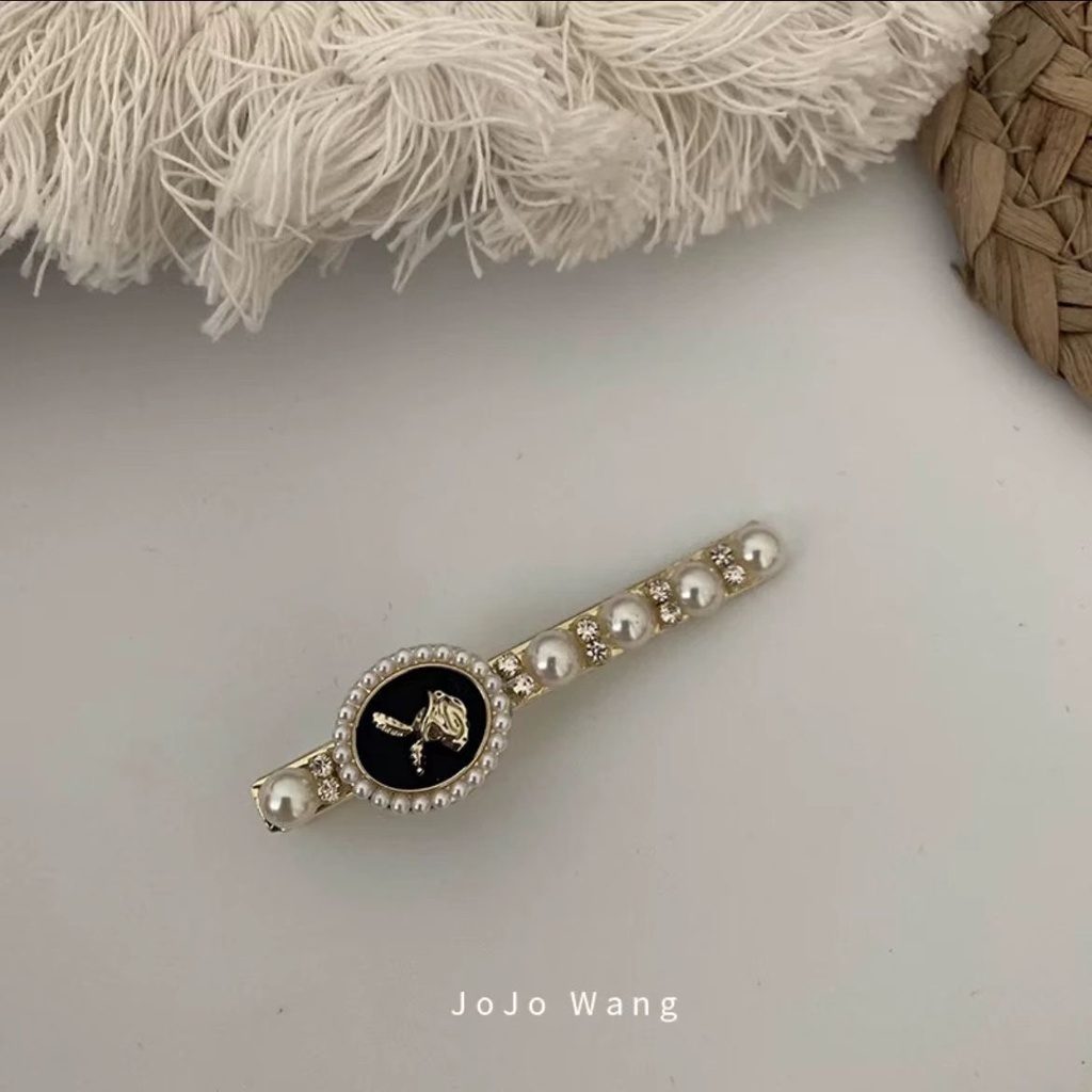 Kẹp Tóc Mái Đính Ngọc Trai Giả Cao Cấp Thời Trang Theo Phong Cách Pháp Cho Nữ