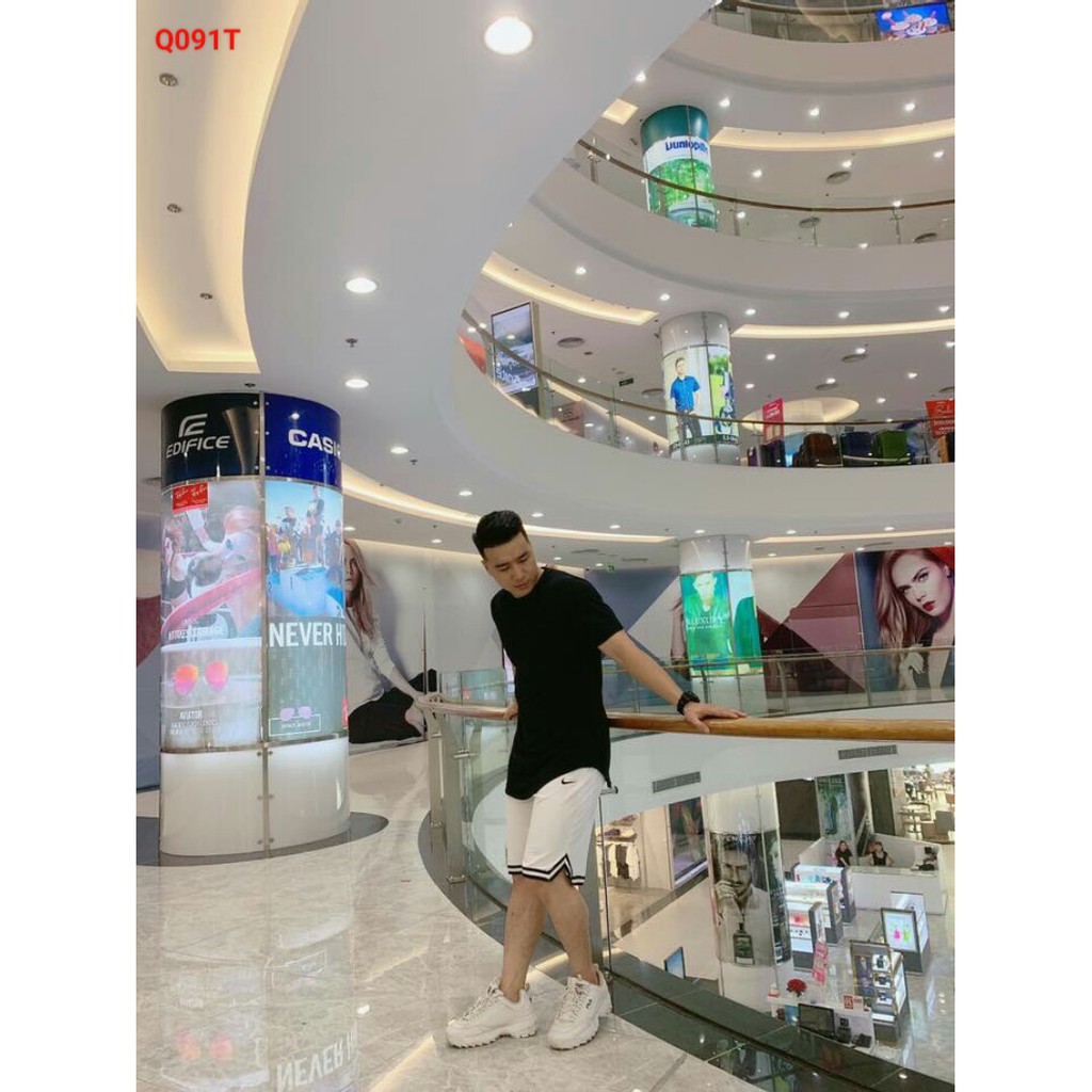 Quần Short Nam Thể Thao Phối Sọc Chất Lưới Mát Mẻ Kèm Ảnh Thật | BigBuy360 - bigbuy360.vn