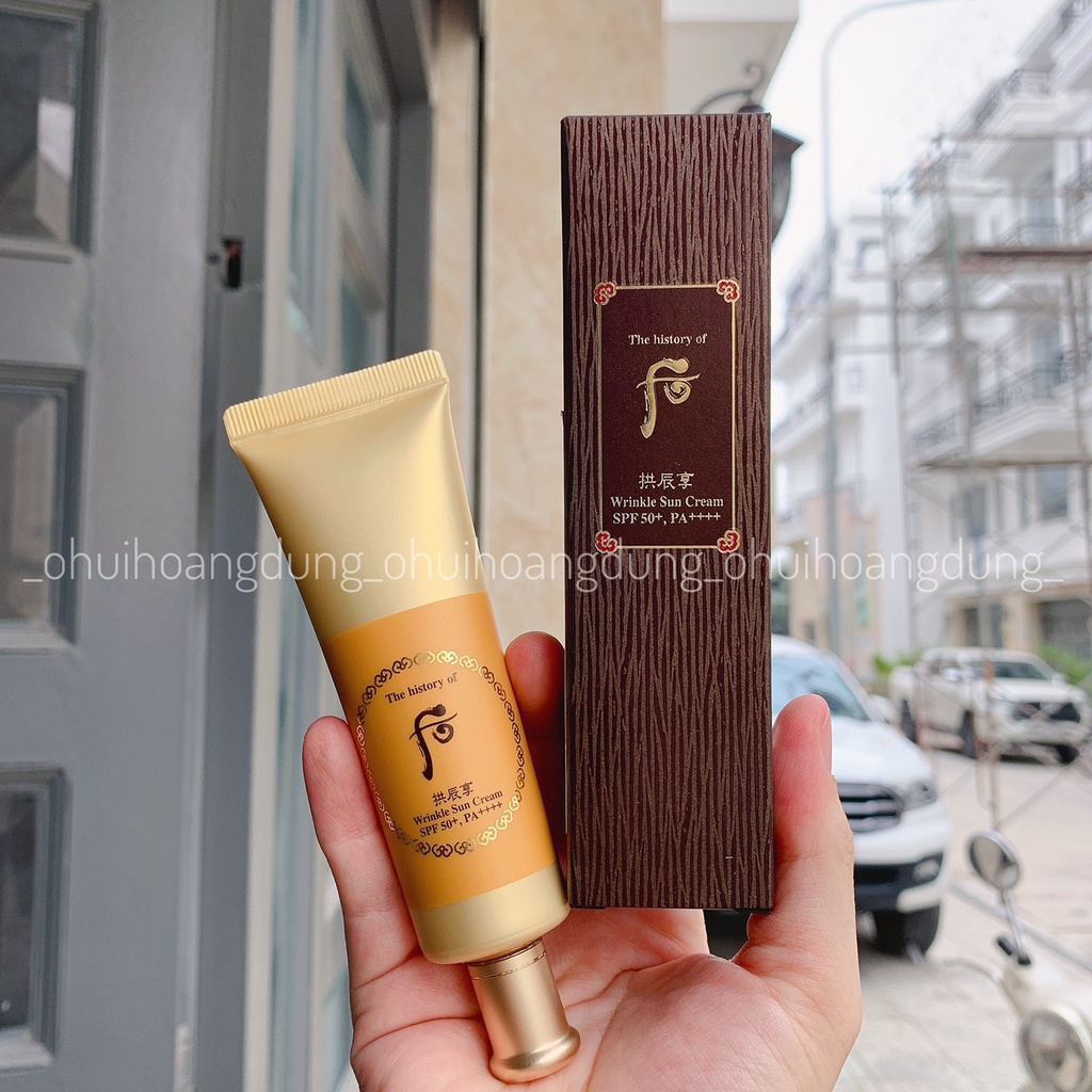 Kem chống nắng cải thiện nếp nhăn Whoo Jin Hae Yoon Wrinkle Sun Cream SPF50+/PA+++