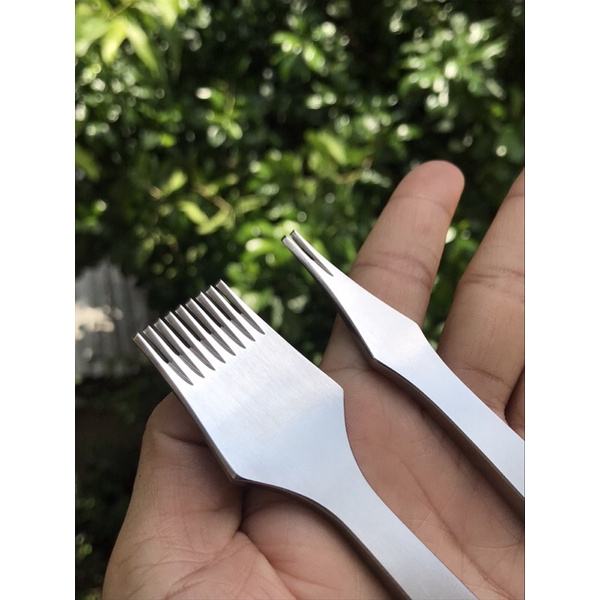 Đục xiên làm đồ da thủ công Leather handmade