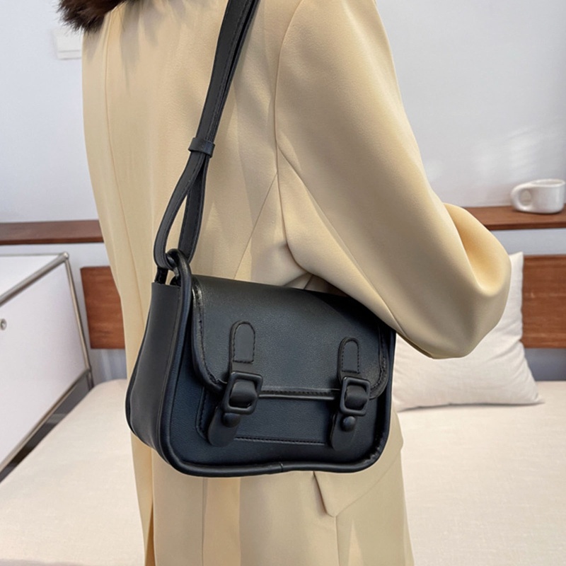 Túi Xách Da Pu Màu Tương Phản Phong Cách Preppy Cổ Điển Cho Nữ