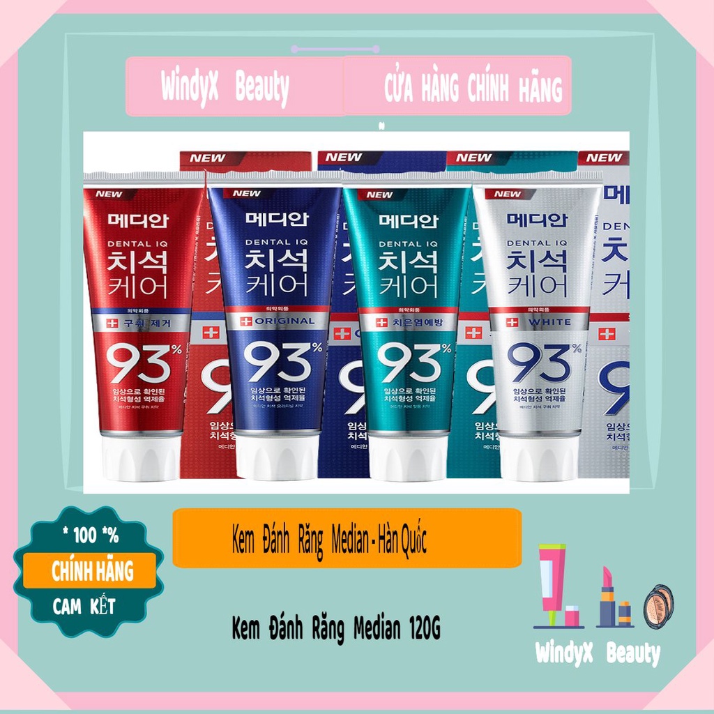 Kem Đánh Trắng Răng Median 93% Tooth-Paste 120g