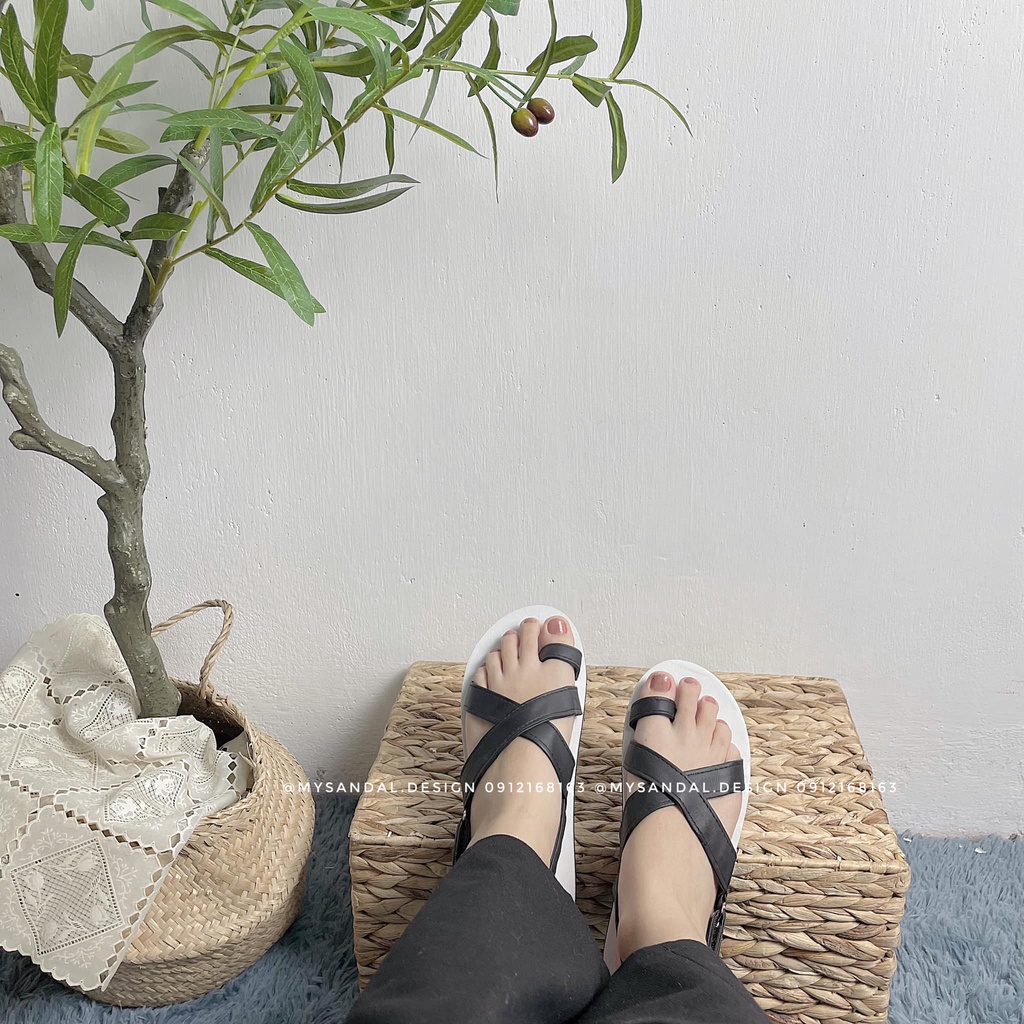 [ Ảnh thật ] Dép Sandal Nam Nữ Basic , Quai Hậu Thời Trang Học Sinh Sinh Viên