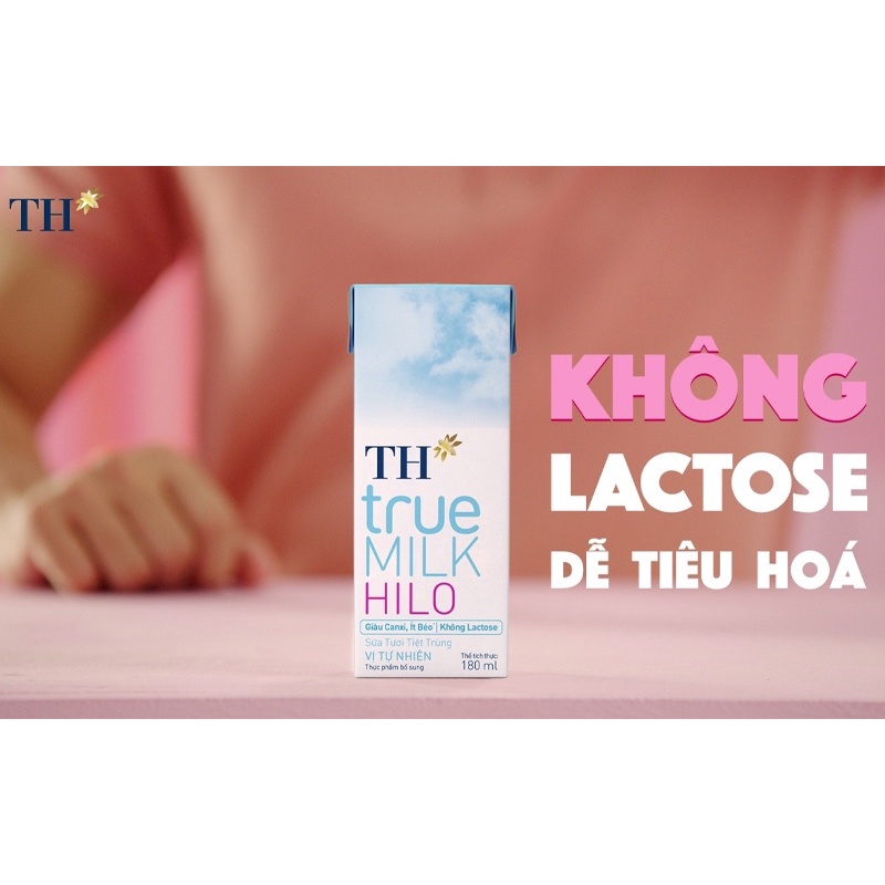 1 HỘP SỮA TH TRUEMILK HILO 180ML