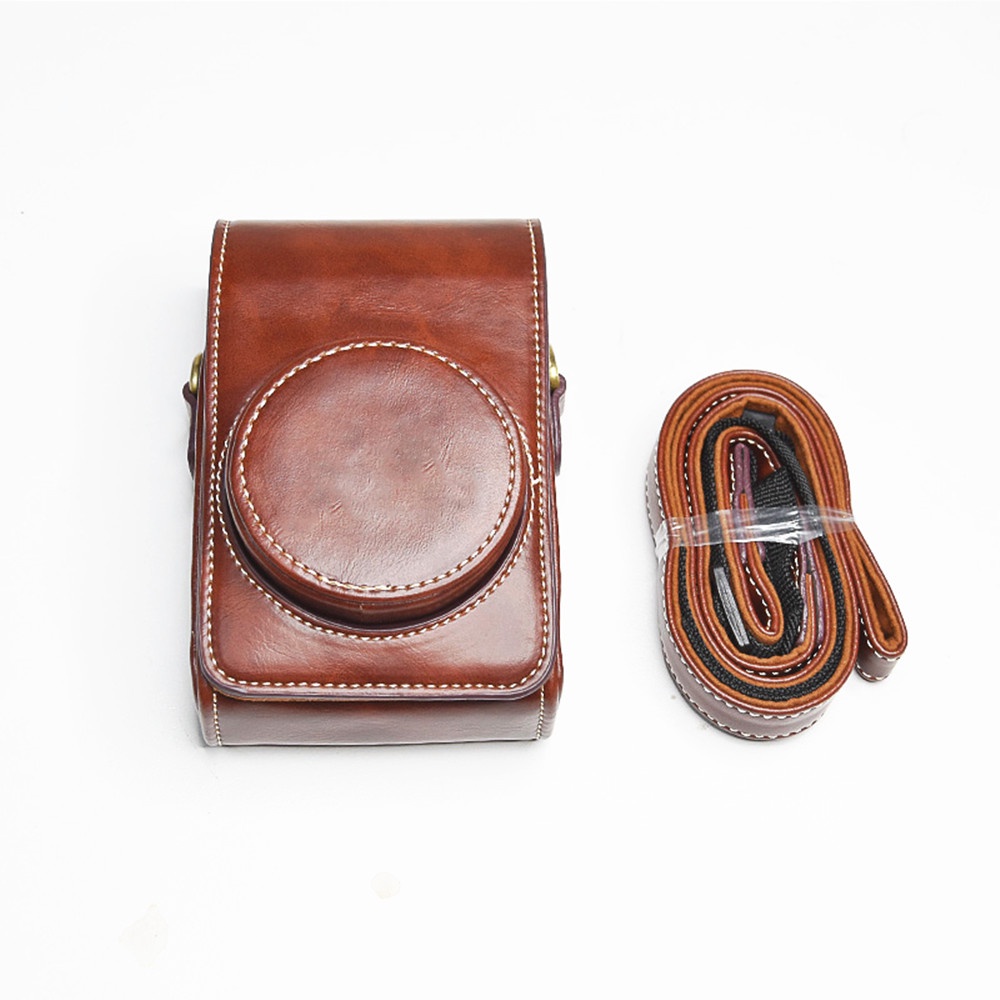 Pu Túi Đựng Kèm Dây Đeo Vai Cho ZV1 G7X MARK II III GR II III RX100 LX10