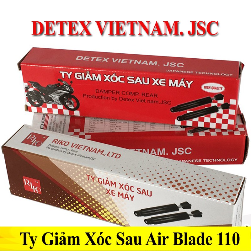 Ty giảm xóc sau AirBlade 110 thương hiệu Detex