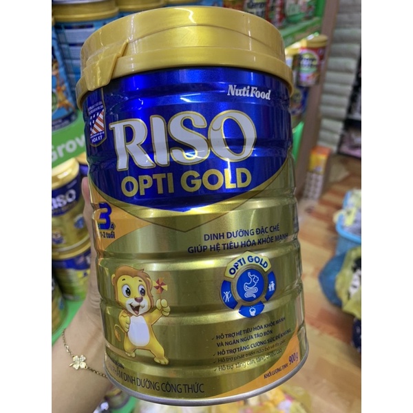 Sữa bột Nutifood Riso Opti Gold 3 900g