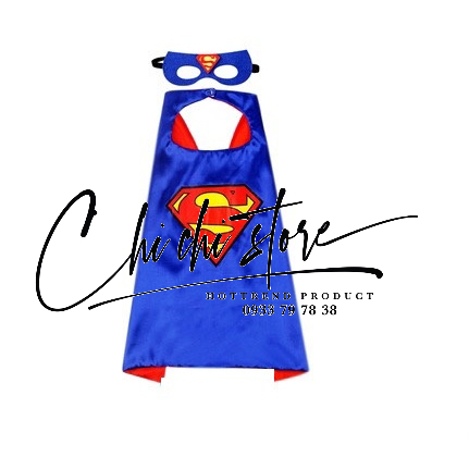 Áo Choàng Siêu Nhân Người Nhện, Người Sắt, Hulk Captain Đội Trưởng Mỹ, Batman Dơi Kèm Mặt Nạ Halloween