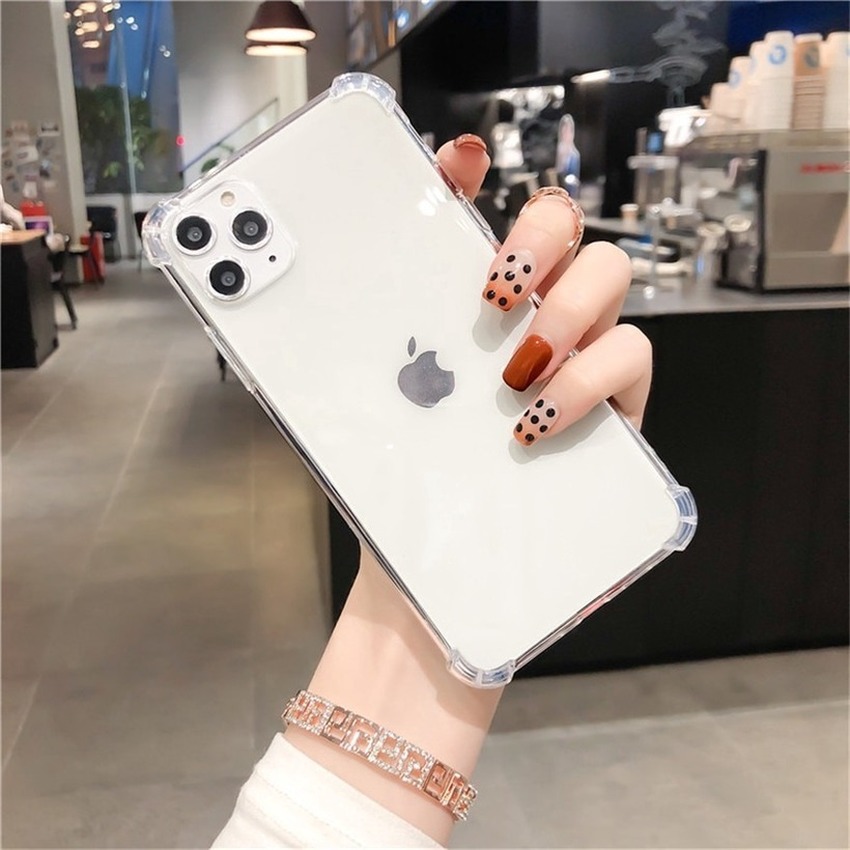 Ốp lưng TPU silicon trong suốt cho iPhone 12 11 Pro Max Mini 5s SE iPhone X XR XS MAX 7 8 6s 6 Plus Ultra