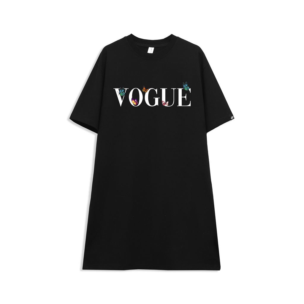 Đầm suông dài tay lỡ vintage nữ cổ tròn chất cotton bigsize DT021 Miucho in basic