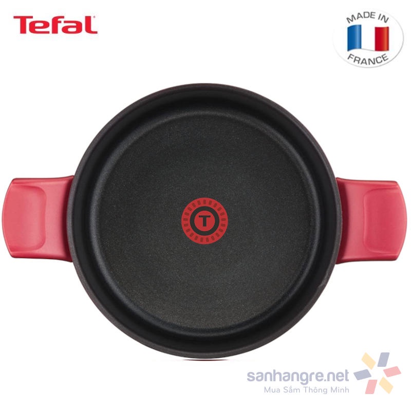 Nồi nhôm chống dính đáy từ Tefal Character 20cm C6824475 Made in France tặng vung kính Lyncen