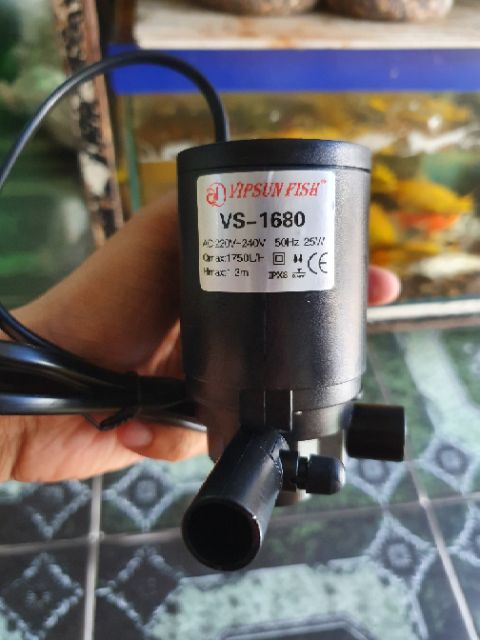 MÁY BƠM LỌC HỒ CÁ NON BỘ VS1680 25W 1750L-H 1-3M