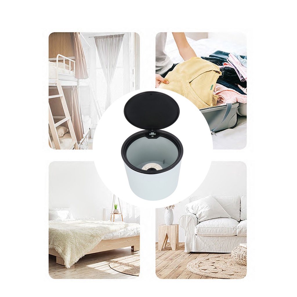 Nitrogen071 (MẪU MỚI 2022-SẴN HÀNG) Máy giặt Mini di động, vắt khô, 5L USB Công suất thấp Tiếng ồn mạnh ABS Động cơ mẽ cho quần lót tất