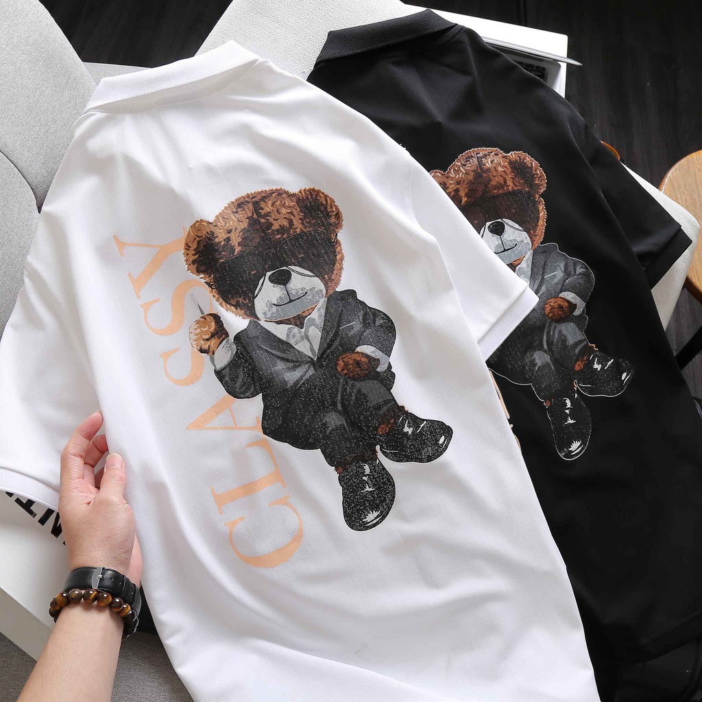 Áo thun nam POLO trơn vải cá sấu cotton cao cấp ngắn tay cực sang trọng | BigBuy360 - bigbuy360.vn