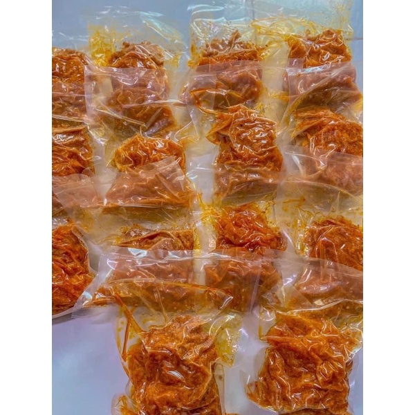 Bánh tráng sate cay CẦU ĐÚC Long An 150g/500g hút chân không