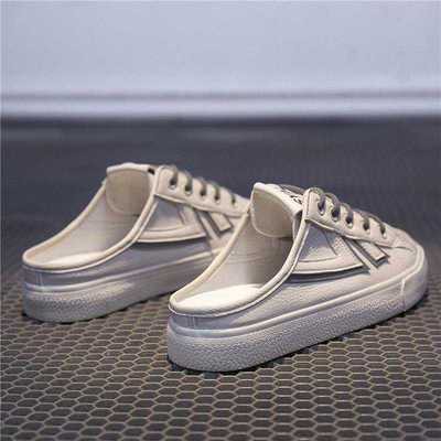 Giày nữ Canvas giày sục lười nữ  RM95 giày trắng be HOTTREND mùa hè | BigBuy360 - bigbuy360.vn