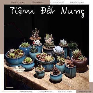 Chậu Lỗi Size TO 8-15cm - Chậu Trồng Cây SEN ĐÁ - Chậu Đất Nung trồng cây cảnh - tiemdatnung - Tiệm Đất Nung