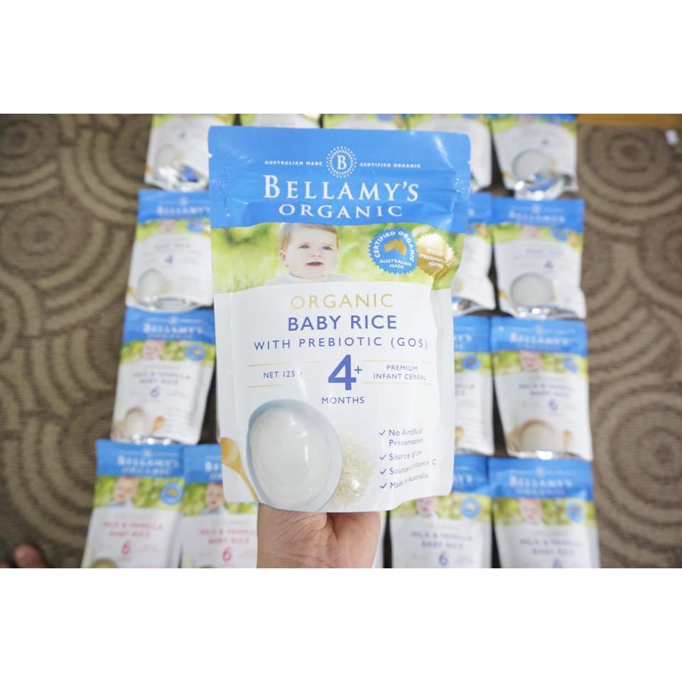 Bột gạo ăn dặm ÚC -  BELLAMY'S ORGANIC cho bé 4+