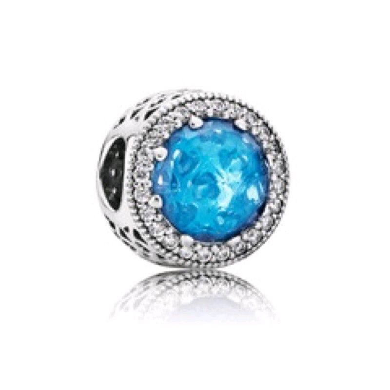 Charm radian panda bạc s925 đính đá pha lê vĩnh viễn bảo hành mã DG01