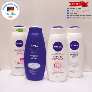 Sữa Tắm Dưỡng Da Mềm Mịn Trắng Sáng NIVEA 750ml Đức