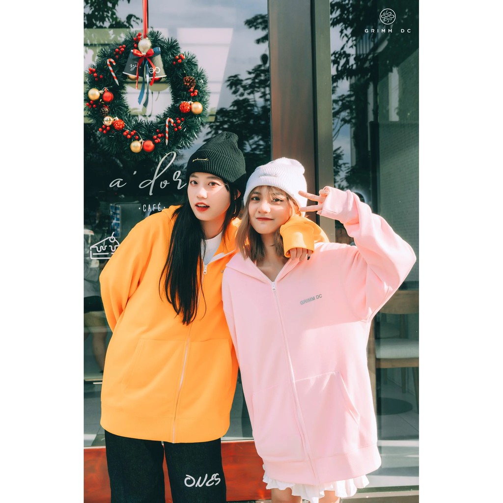 Áo khoác Zipped Hoodie ver.01 a.k.a. ZH-V.01 Grimm DC 2 phối màu Vàng, Hồng | BigBuy360 - bigbuy360.vn