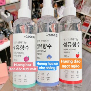 Xịt thơm quần áo Fabric Hàn Quốc
