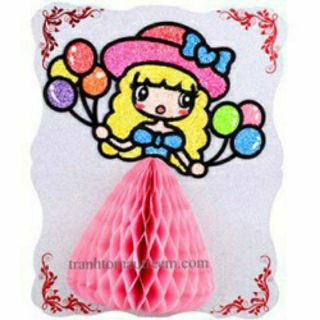 Tranh slime váy 3D (tặng kèm gói mầu slime)