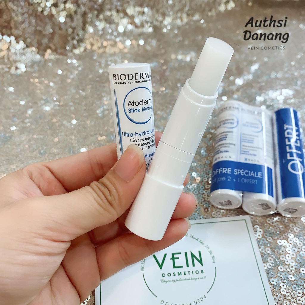 🍀 [CHÍNH HÃNG]_Son dưỡng môi Bioderma Atoderm Levres Pháp 4g🍀