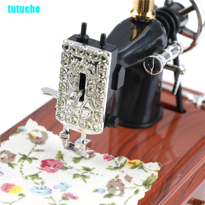 tutu Music Boxes Treadle Sartorius Toys Retro Home Decoration Vintage Sewing Machine